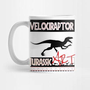 JURASSIC ART VELOCIRAPTOR Mug